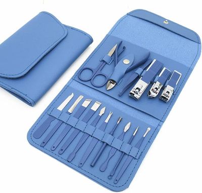 Premium 16PCS Stainless Steel Manicure & Pedicure Grooming Set_img_6