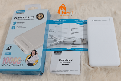 Foomee FP107 10000mAh Power Bank - White_img_4