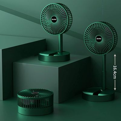 Portable Foldable USB Desk Fan – 3-Speed, Rechargeable, Quiet Cooling for Home & Travel_img_2