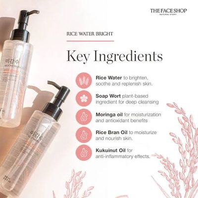 The Face Shop - Rice Water Bright Light Cleansing Oil (150ml)_img_2