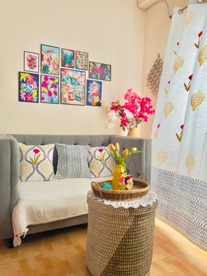 Laundry basket Round Small 18.5'' Size || লন্ড্রী বাস্কেট_img_1