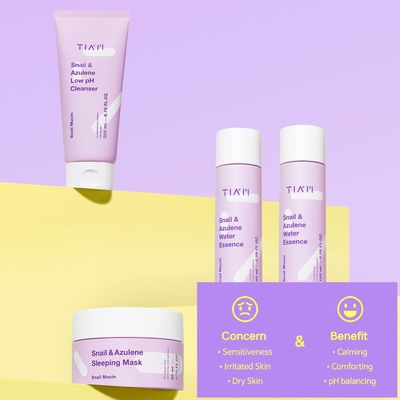 TIAM - Snail & Azulene Low pH Cleanser (200ml)_img_7