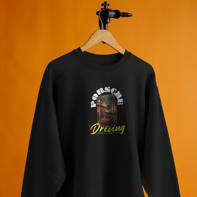 Porsche Driving - Oversized Drop Shoulder Sweatshirt_img_0