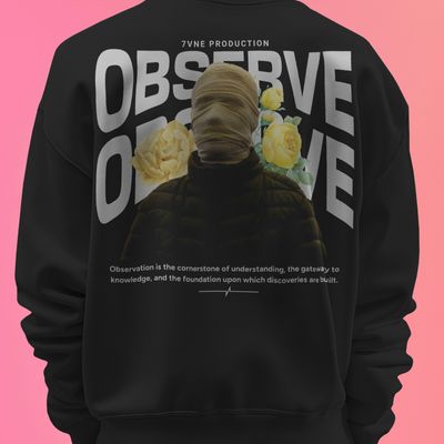 Observe Urban Streetwear - Oversized Drop Shoulder Sweatshirt_img_0