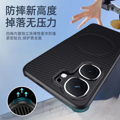 IQOO Neo9/Neo9pro carbon fiber magnetic case_img_5