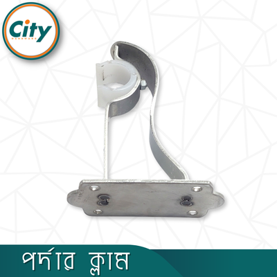 ১ পিস স্টেইনলেস স্টিলের পর্দার ক্লাম সিংগেল পর্দার পাইপ হোল্ডার ৪টি ফুটার হেভি সাইড ক্লাম্প ১ ইঞ্চি পাইপের জন্য_img_4