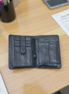 Black Chocolate Premium 100% Genuine Cow Leather Wallet_img_1