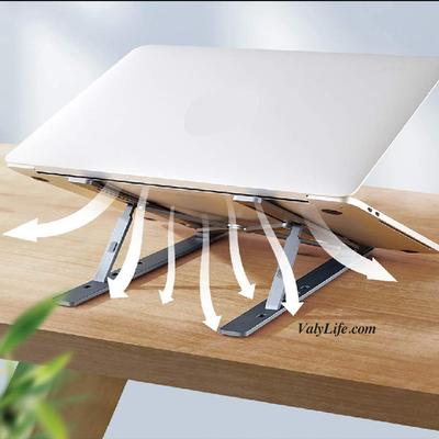 Laptop Stand Aluminum Alloy Adjustable Multi-angle Laptop Stand 10-17 inch Tab Notebook laptop stand_img_3