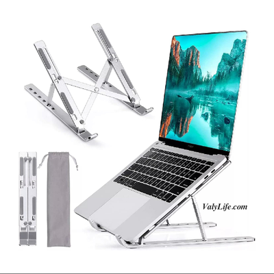 Laptop Stand Aluminum Alloy Adjustable Multi-angle Laptop Stand 10-17 inch Tab Notebook laptop stand_img_4