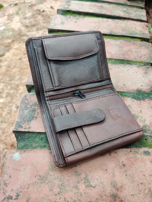 Black Chocolate Premium 100% Genuine Cow Leather Wallet_img_2