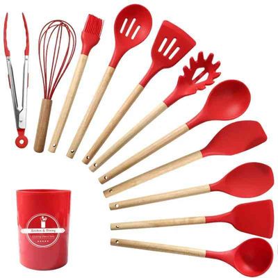 12 pieces of silicone kitchen cookware utensils_img_2