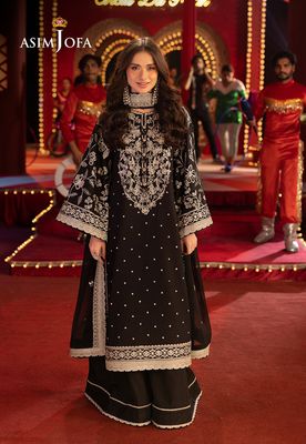 Asim Jofa - Embroidered Boski Silk 3 Pcs_img_0