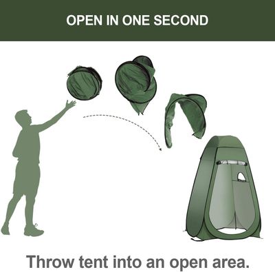 Tent | Outdoor portable bathing tent, thickened bathing tent, changing clothes, bath cover, mobile toilet, changing clothes_img_4