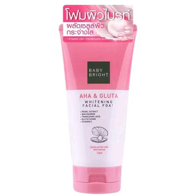 Baby Bright AHA & Gluta Whitening Facial Foam_img_3