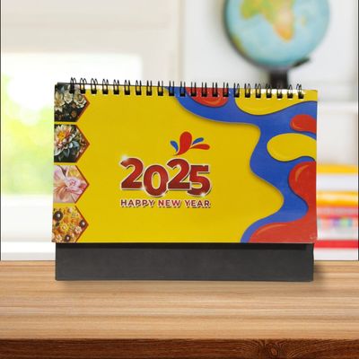 flower Desk Calendar 2025 1pc Decoration Planner Calendar_img_0