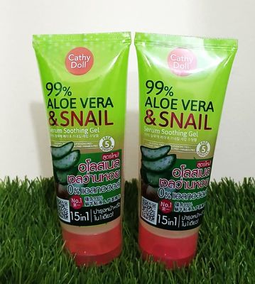 Cathy Doll 99% Aloe Vera & Snail Serum Soothing Gel 60g._img_0