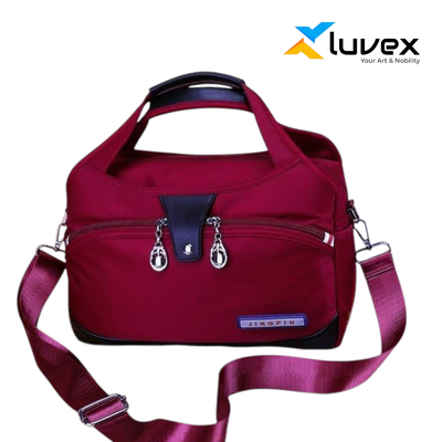Large Capacity Waterproof Anti-theft Fashion (maroon color)_img_0