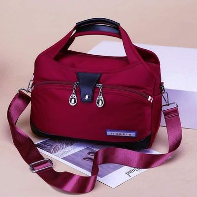 Large Capacity Waterproof Anti-theft Fashion (maroon color)_img_1