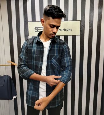 Premium flanel check Shirt 00978_img_0