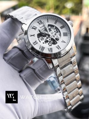 FOSSIL AUTO CHAIN WHITE DIAL_img_0