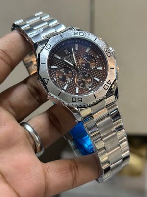 TAG AQUARACER CHRONO CHAIN BROWN DIAL_img_0