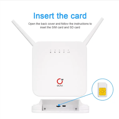 OLAX AX6 Pro 4G LTE Rechargeable WiFi Router, White Color_img_0