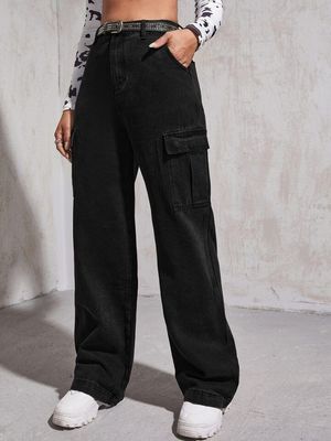 Black Cargo Denim_img_3