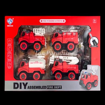 4pcs DIY Fire Car_img_0