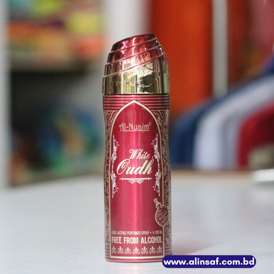 WHITE OUD LONG LASTING PERFUME SPRAY 200 ML BY AL NUAIM_img_0