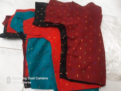 সুতি কাতান ব্লাউজ (প্লেন হাতা)_img_2