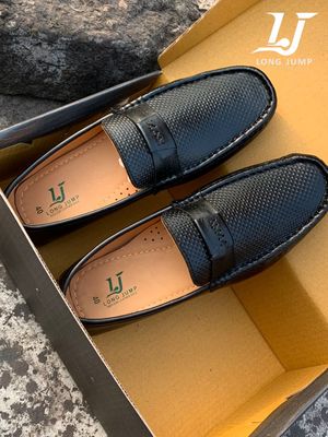 Black D Dice Loafer