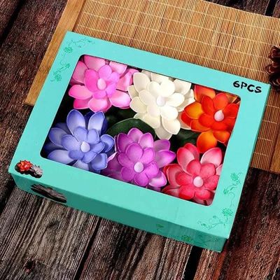 Lotus Water Floating Smokeless Candle🪷_img_0