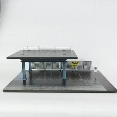 1:64 Dual-Deck Japanese Street Parking Lot Diorama_img_1