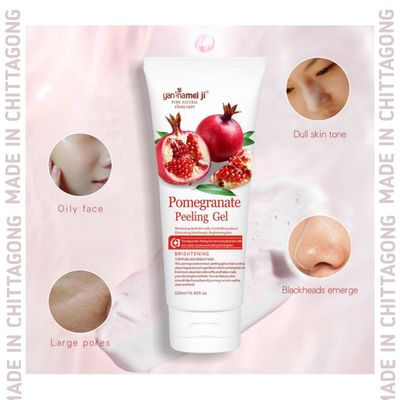 Pomegranate Peeling Gel | ISO Approved | 100% Authentic | Brightening Face & Body Exfoliating Gel 320 ml_img_2