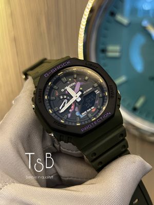 G Shock GA 2100 Rubber Belt Green DIY AA Grade_img_0