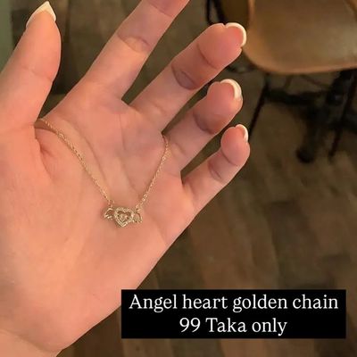 Angel heart golden chain. 99 Taka only_img_0