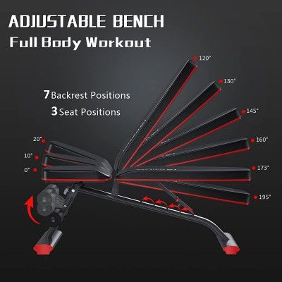 Adjustable Utility Bench Sit up and Dumbbell Bench_img_1