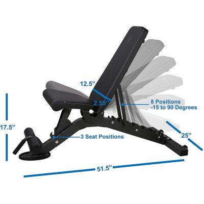 ADJUSTABLE FID DUMBBELL WEIGHT BENCH_img_1