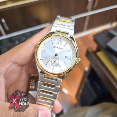 Curren 8471 Men’s Watch | Dual Tone White Dial_img_0
