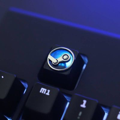 Steam - Zinc-plated Aluminum Artisan R4 Keycaps_img_0