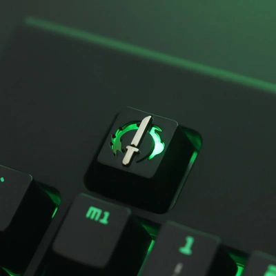Overwatch - Genji - Zinc-plated Aluminum Artisan R4 Keycaps_img_0