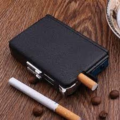 Box Lighter Holder Case Portable Smoking Gadgets-Cigarette Lighter & Parts-gold palace_img_2
