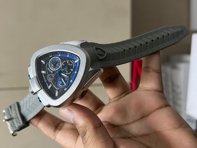 LAMBORGHINI GREY BELT BLUE DIAL_img_0