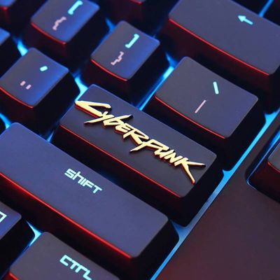 Cyberpunk - Zinc-plated Aluminum Artisan ENTER Keycaps_img_0
