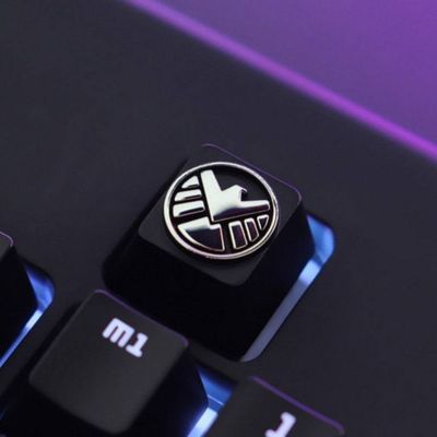 S.H.I.E.L.D. - Zinc-plated Aluminum Artisan R4 Keycaps_img_1