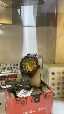 FOSSIL Machine Mid-Size Chronograph Black Dial Men's Watch FS4682_img_0