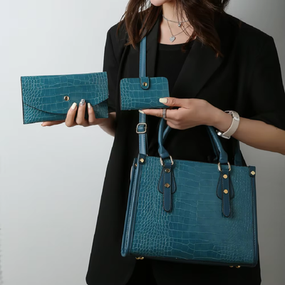 Trendy Handbags Purses and 3pcs set Women ladies high capacity Handbag_img_1