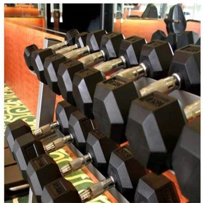 Rubber coated hex dumbbell 2.5kg,5kg,7.5kg,10kg,12.5kg,15kg,17.5kg,20kg,22.5kg,25kg,27.5kg,30kg,32.5kg,35kgpair 240tk per kg_img_1