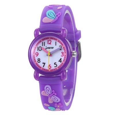 Custom Logo Analog Quartz Watch Kids Boys Girls_img_1