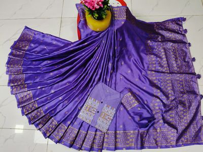 Premium Bodhuya Japani Silk Saree & Panjabi Set_img_11